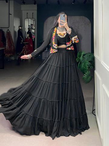 Tasar silk lehenga choli