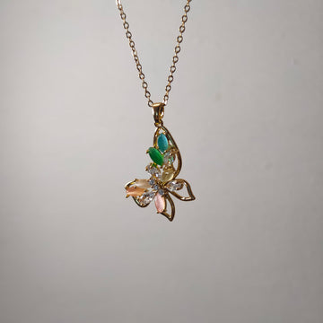Butterfly Bloom Anti Tarnish Necklace