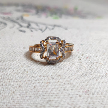 Halo Gemstone Rings