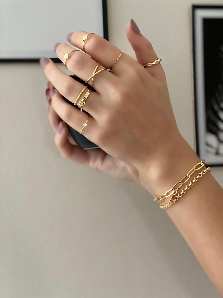 Statement Rings & Bracelets