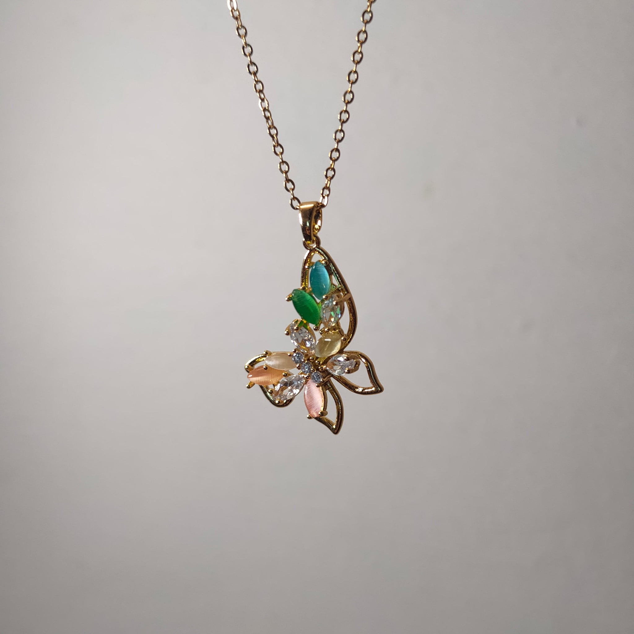 Butterfly Bloom Anti Tarnish Necklace