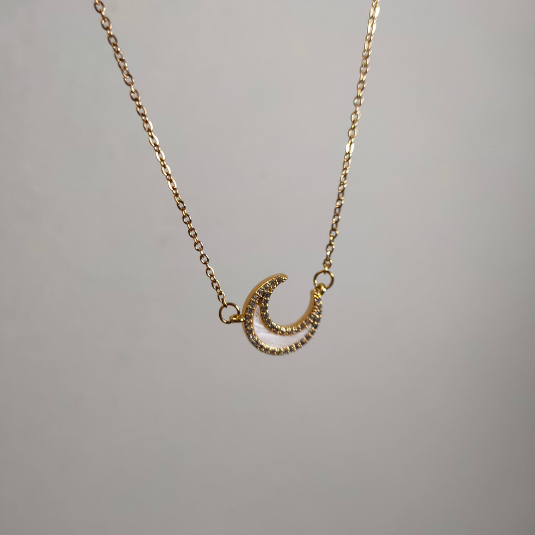 Moon Pendant Necklace