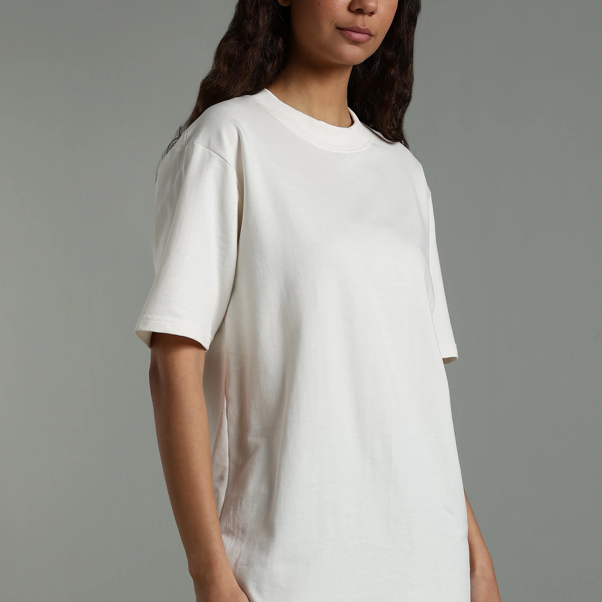 Girls Plain Over-size Tees